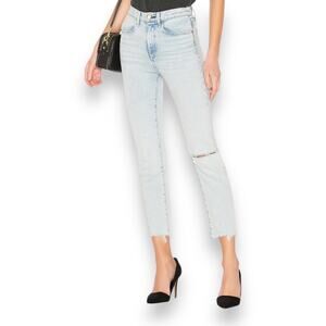 Rag & Bone Ankle Cigarette in Dean Women's 25 Straight Leg Blue Denim Jeans